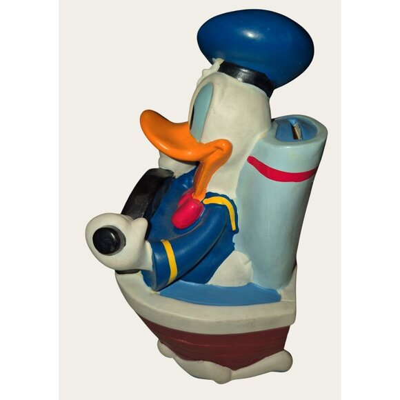 Donald Duck Rubber Coin Bank 7 x5.5" Tall - Picture 8 of 9